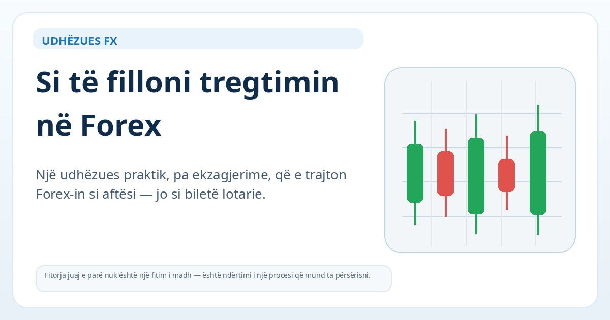 Si të filloni tregtimin në Forex — imazhi kryesor