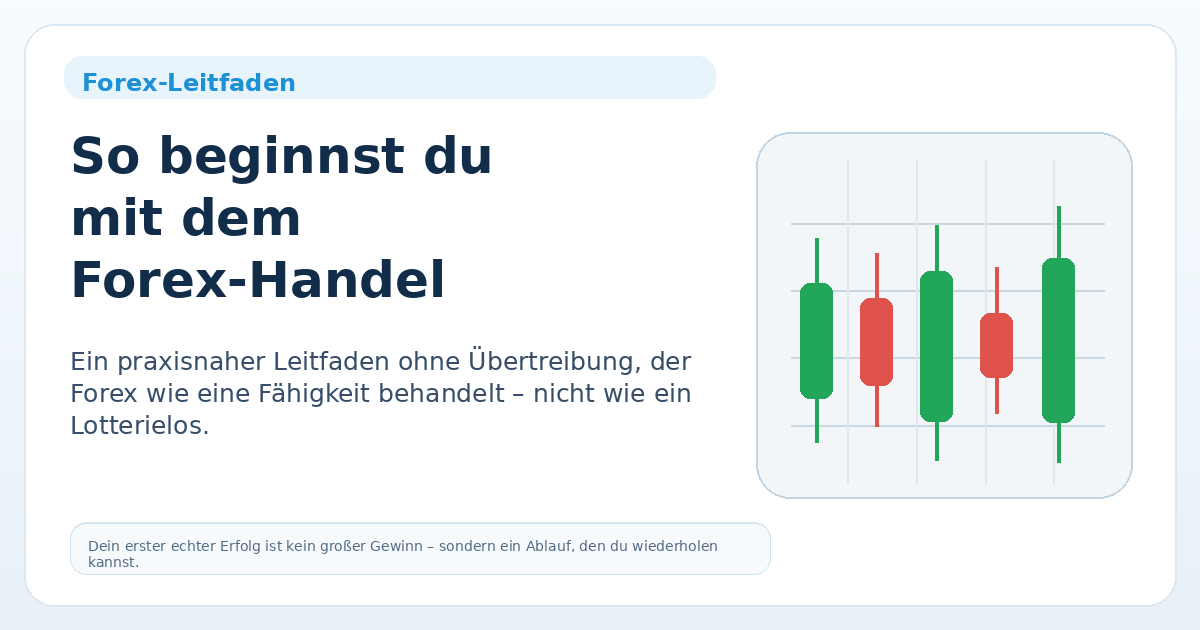 So startest du mit dem Forex-Handel – Titelbild