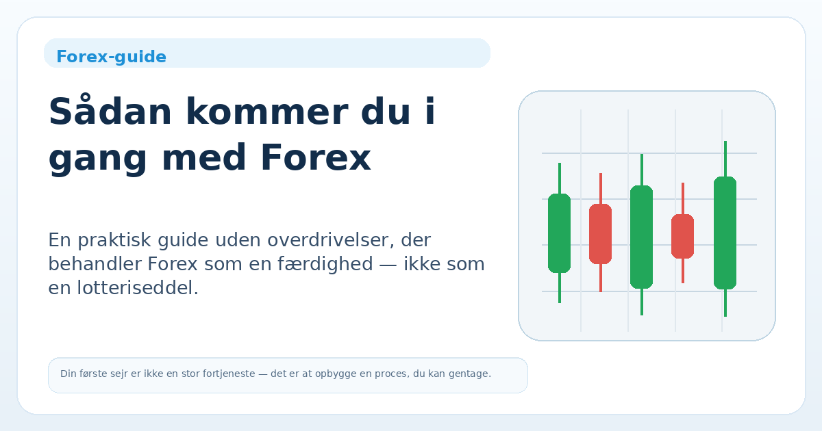 Hero-billede: sådan kommer du i gang med Forex