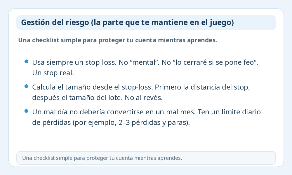 Infografía de checklist de gestión del riesgo