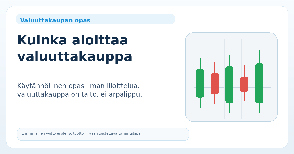 Kuinka aloittaa Forex-treidaus — pääkuva