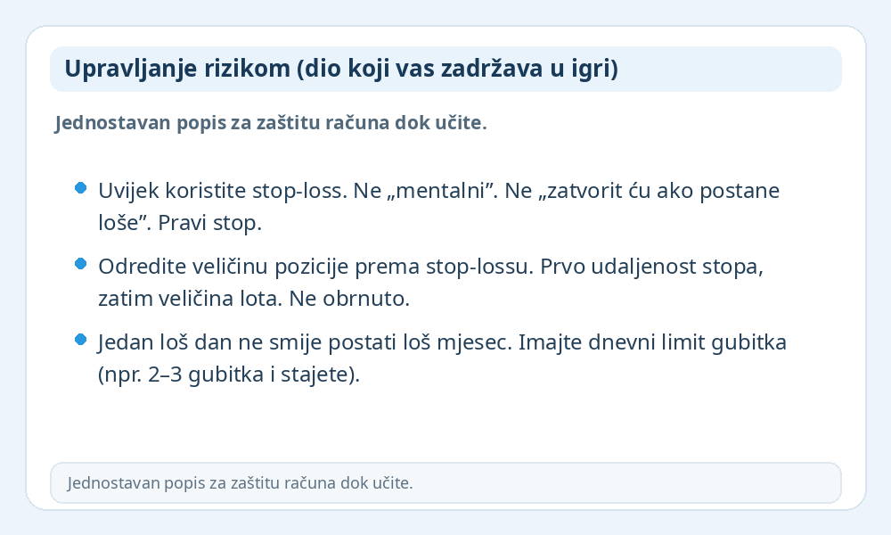 Infografika s kontrolnim popisom upravljanja rizikom