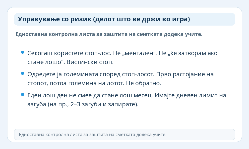 Инфографик за контролна листа за ризик
