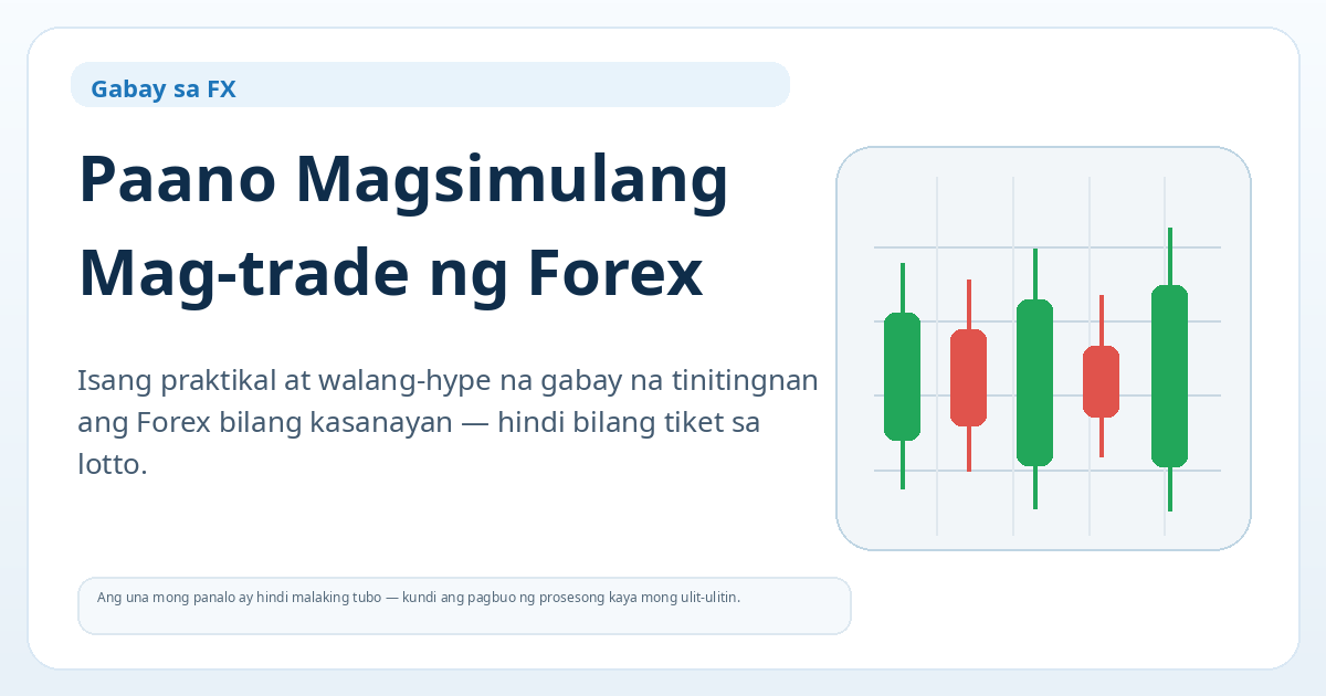 Paano magsimulang mag-kalakalan ng Forex — pangunahing larawan