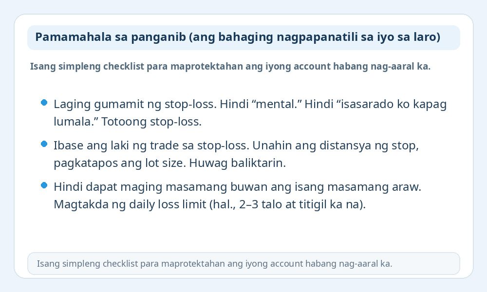 Infographic ng checklist sa risk management