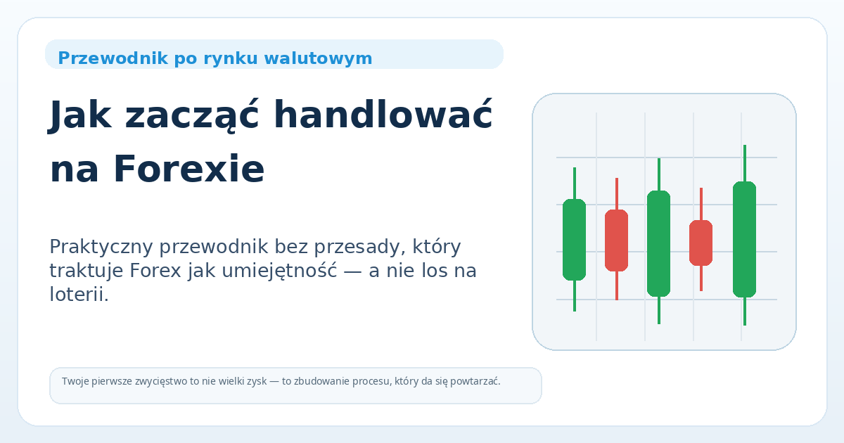 Jak zacząć handlować na Forexie — grafika główna