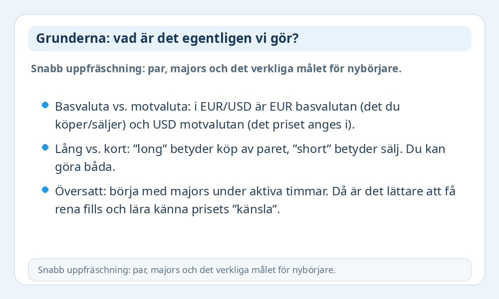 Infografik om Forexgrunder