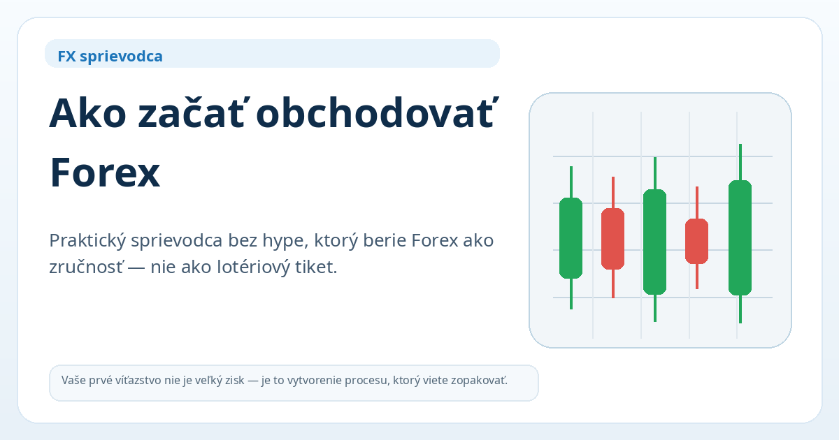 Ako začať obchodovať Forex — úvodný obrázok