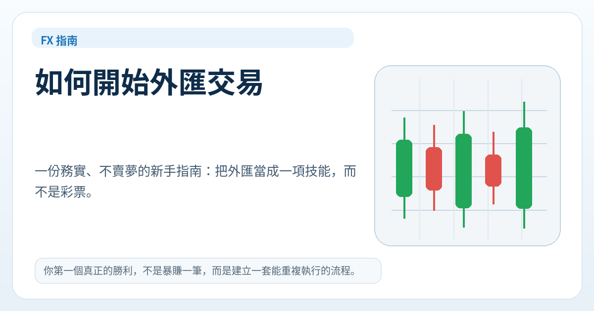 如何開始外匯交易主視覺