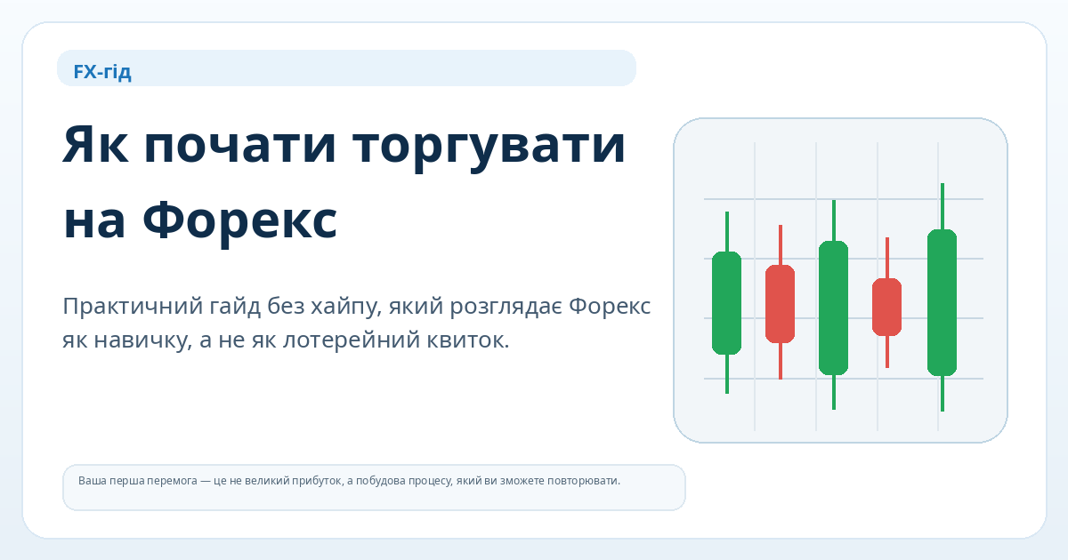 Як почати торгувати на Форекс — головне зображення
