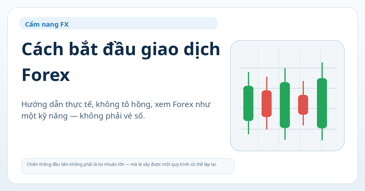 Cách bắt đầu giao dịch Forex — ảnh minh họa